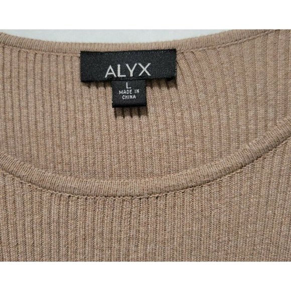 ALYX | Long Sleeve | Taupe | Sweater Dress | Size L - Picture 4 of 5